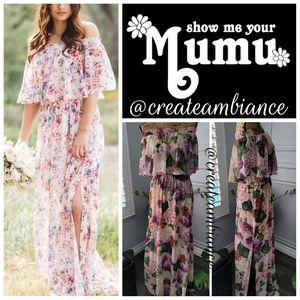 Show Me Your MuMu Strapless Maxi Dress